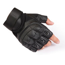 Load image into Gallery viewer, Tactical dduckle Gloves PU Leather Army Military Combat Airsoft Outdoor Sport Cycling Paintball Hunting Swat