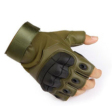 Load image into Gallery viewer, Tactical dduckle Gloves PU Leather Army Military Combat Airsoft Outdoor Sport Cycling Paintball Hunting Swat